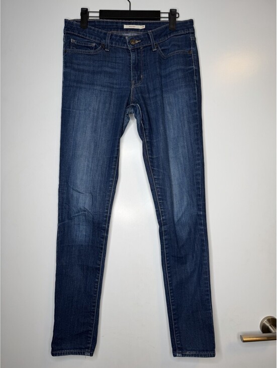 Levi's Denim - Levi’s 711 Skinny Jeans Women’s Size 28 Dark Wash Stretch Denim 28X32 Classic